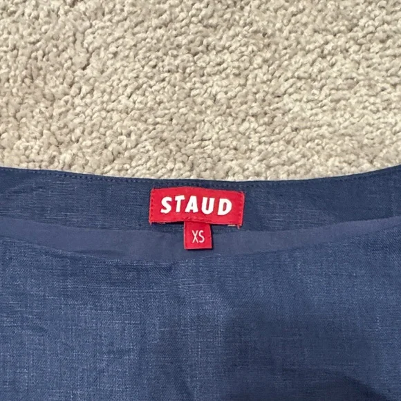 STAUD Raphael Linen Wave Top - Picture 4 of 6